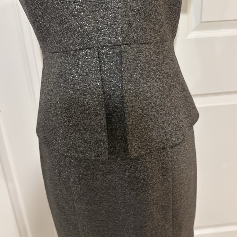 Black Halo Women Peplum Dress - Picture 3 of 6